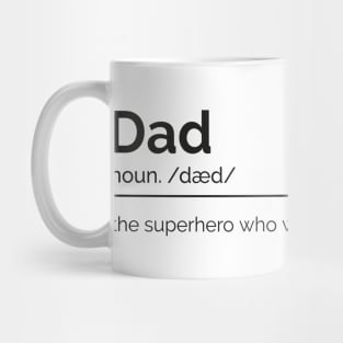 Father Dictionary Definition Mug